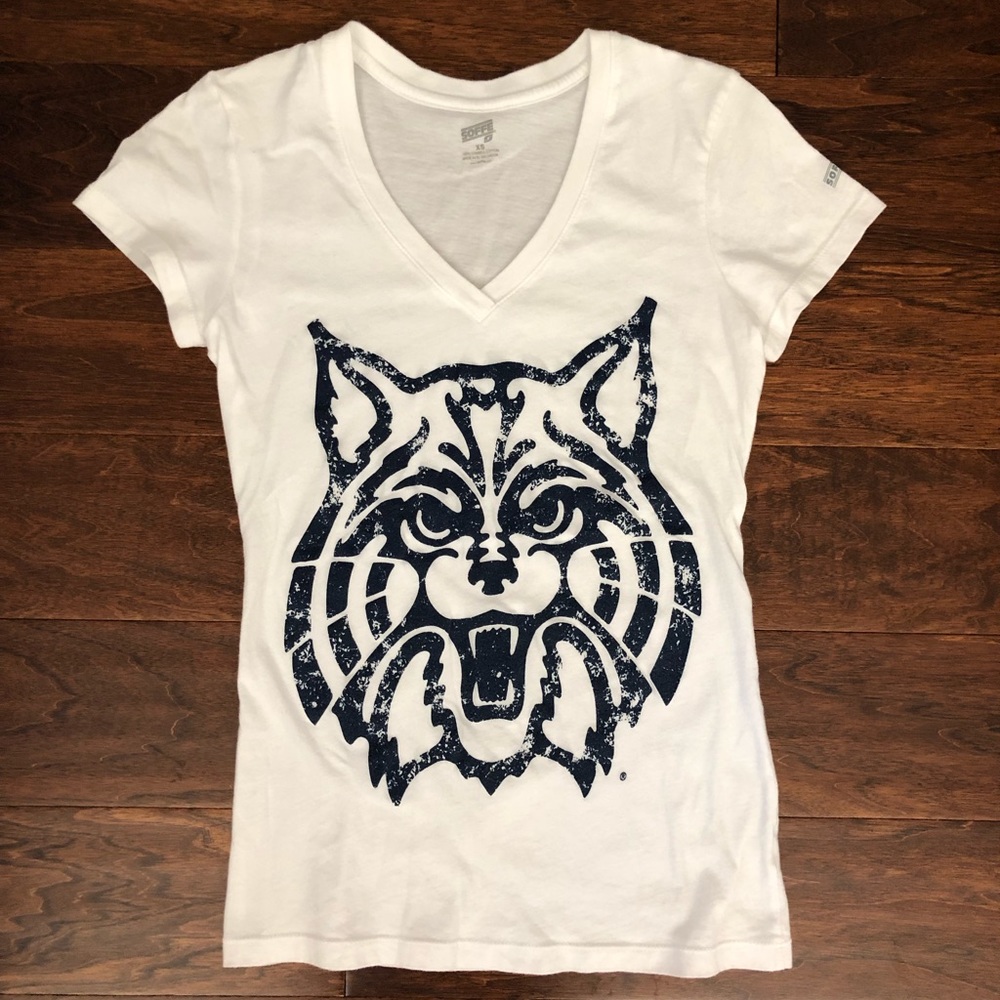 White University of Arizona wildcat shirt, XS